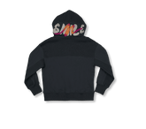 Graffiti Collection | Slogan Print Zip Hoodie